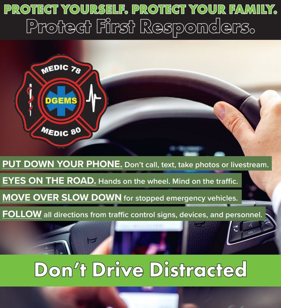 Distracted Driving Endangers Emergency Responders